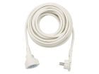 Brennenstuhl White cable de extensión de enchufe plano - 5 Metros