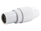 Schwaiger conector hembra coaxial IEC plástico