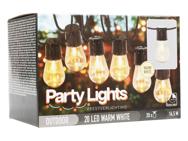 Party Lights 20 LED guirnalda de fiesta