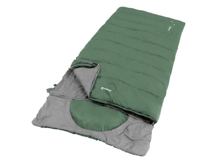 Outwell Contour Lux XL Green saco de dormir - izquierda