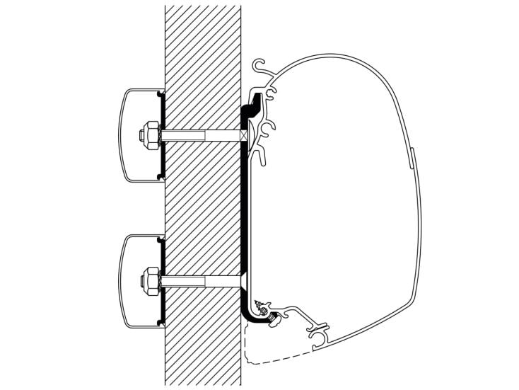 Thule Flat adaptador Serie 5 40 cm