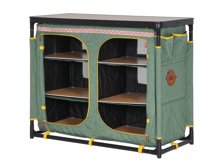 mueble cocina camping  Barraca acampamento, Cadeira de camping, Material  de acampamento