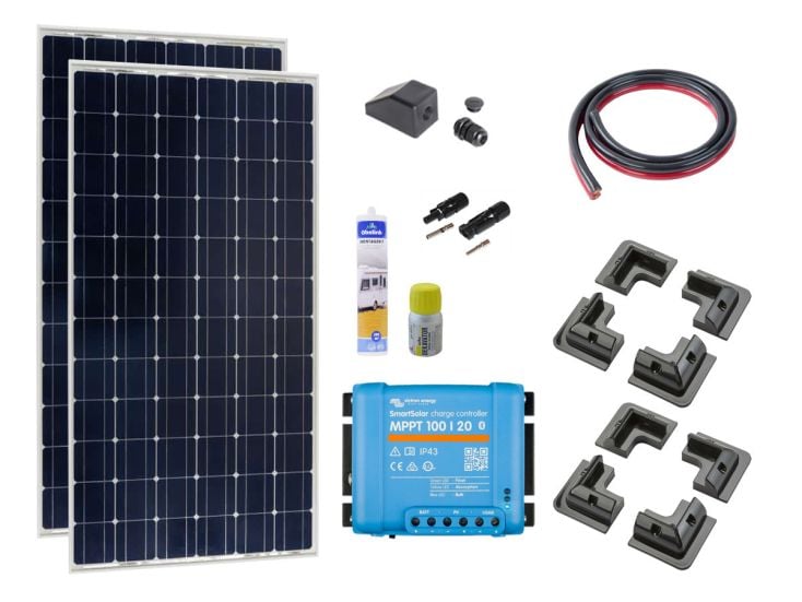 Victron set de paneles solares de 2 x 185 vatios